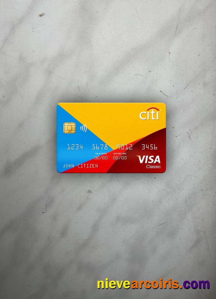 Netherlands Citibank visa classic card photolook